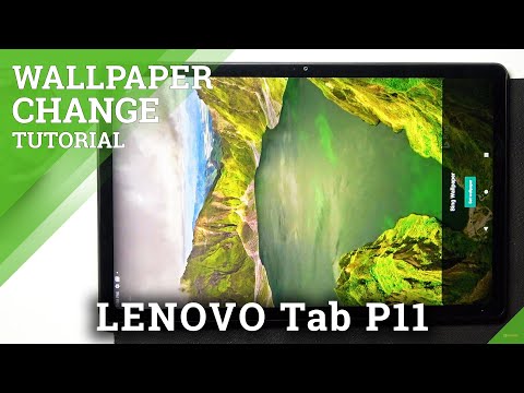 How to Change Wallpaper in Lenovo Tab P11 - Personalize Home & Lock Screen
