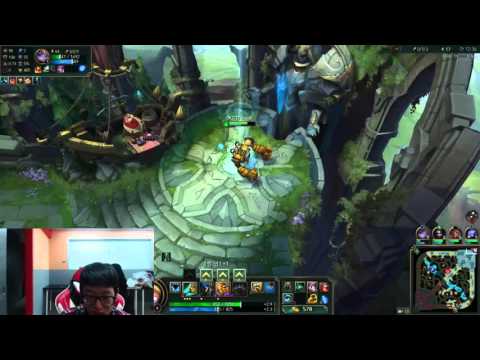 SKT T1 Scout as Blitcrank/Lucian vs Alistar/Ezreal