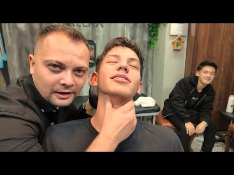 ASMR 💈 Barber Shop Head & Neck Massage - Tingles Guaranteed
