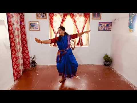 Kuchipudi classes online episode - 41 - 1st half 8th jathi (chathurasra)