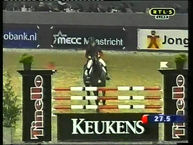 The half-brother of the Grandmother of this Frozen Embryo is the CSI 1.60m jumping horse Priobert de Kalvarie with rider Leslie Howard.
