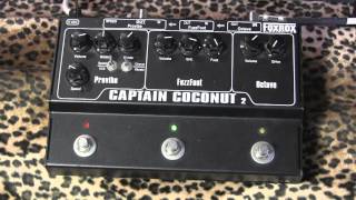 FOXROX Captain Coconut 2 Silicon Card pedal demo with Kingbee Tele & Mojotone modded Fender Blues Jr