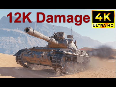 World of Tanks Replays (4K) -  Leopard 1 | 12K Damage in a Thriller!