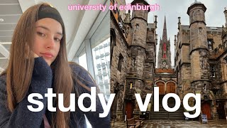 study vlog *final year edinburgh student*