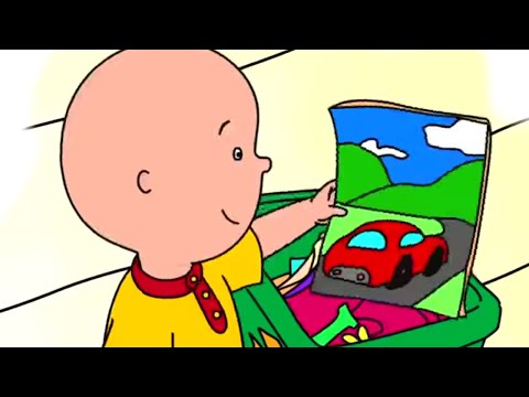 Caillou and the Car Magazine | Caillou Cartoon