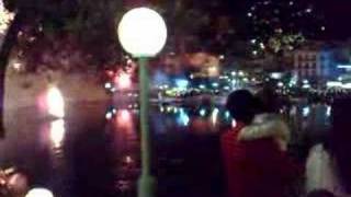 preview picture of video 'Agios Nikolaos Anastasi Vareloto sti limni( Easter fireworks Crete)'