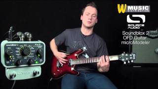 Video thumbnail for Source Audio - Soundblox 2 OFD Guitar microModeler by WMusicDistribution