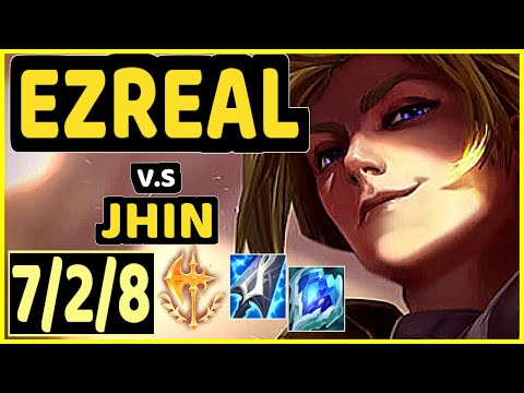 LOST (EZREAL) vs JHIN - 7/2/8 KDA BOTTOM ADC CHALLENGER GAMEPLAY - NA