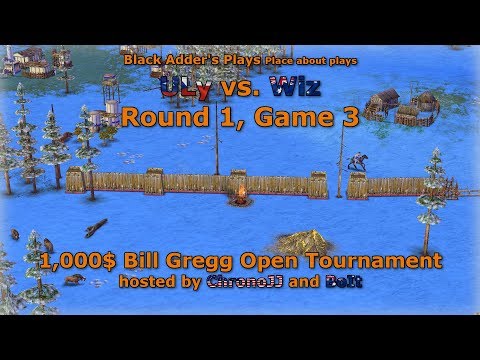 Bill Gregg Open Tournament, R1 - ULy vs. Wiz, Game 3 - Age of Mythology: The Titans