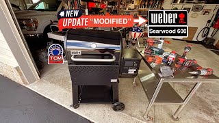 Weber Searwood Pellet Grill Modifications Update / Successful?