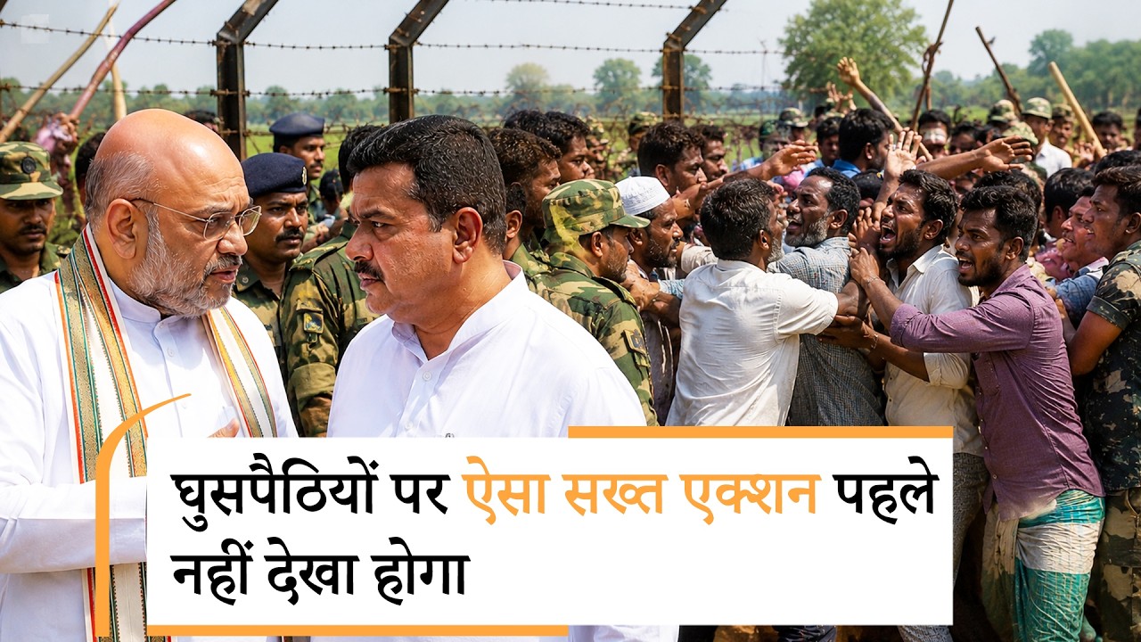 Bangladeshi Infiltrators का Amit Shah ने किया बुरा हाल, Bengal से Assam तक घुसपैठियों पर कसा शिकंजा Bangladeshi Infiltrators का Amit Shah ने किया बुरा हाल, Bengal से Assam तक घुसपैठियों पर कसा शिकंजा