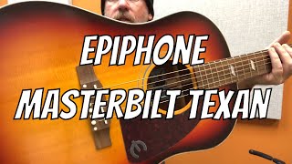 Video thumbnail for Epiphone Masterbilt Texan Demo by Ben Coombs