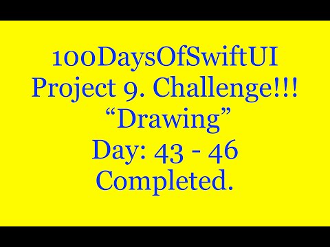 100 Days Of SwiftUI   Project  9:  Drawing   Days : 43 - 46  Challenge