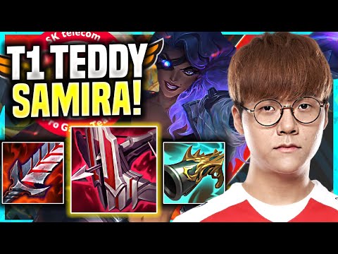 TEDDY IS SO GOOD WITH SAMIRA! - T1 Teddy Plays Samira ADC vs Aphelios! | Season 11
