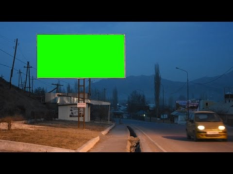 Best street adv banners green screen collections free royalty footage collectonns