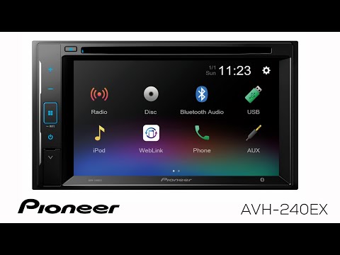Pioneer DMH-240EX with Backup Camera-video