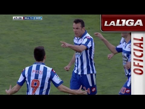 Gol de Marchena (1-2) en el RCD Mallorca - Deportivo de la Coruña - HD