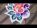 Diwali Special Easy & Simple Peacock Rangoli Design🌺Sanskar Bharti Rangoli Design🌷✨