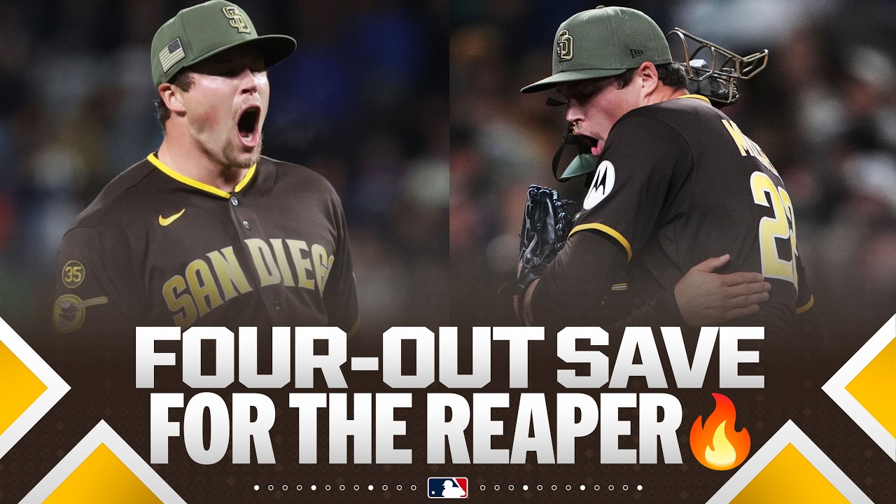 Mason Miller strikes out 4 batters in a 4-out save with the Padres during the 2026 Vedder Cup 😤