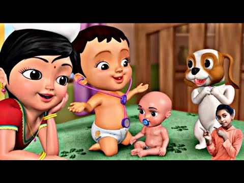 Chitti Aduttidane Doctor Doctor - Playing with Toys | Kannada Rhymes & Kids Cartoons | Infobells