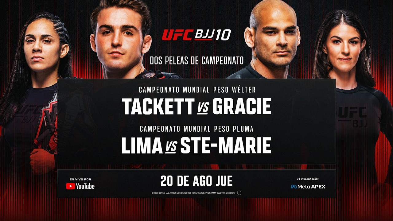 UFC BJJ 10: Tackett vs. Gracie | Prelims (ESPAÑOL)