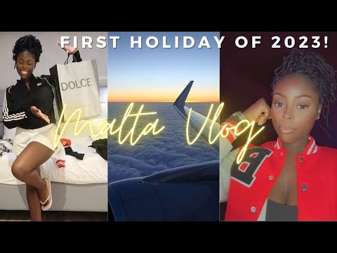 TRAVEL VLOG: come with me to Malta 2023! | international shopping spree, hotel, clubbing + more!