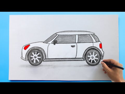 How to Draw a Car : Narrated Step by Step Car Drawing