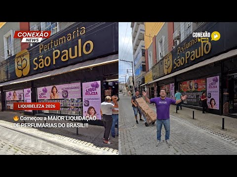 Vídeo: 🔥 Começou a MAIOR LIQUIDAÇÃO DE PERFUMARIAS DO BRASIL!!!
