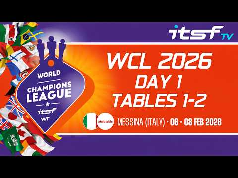 ITSF World Champions League Finals 2026 - DAY 1 - TABLES 1-2