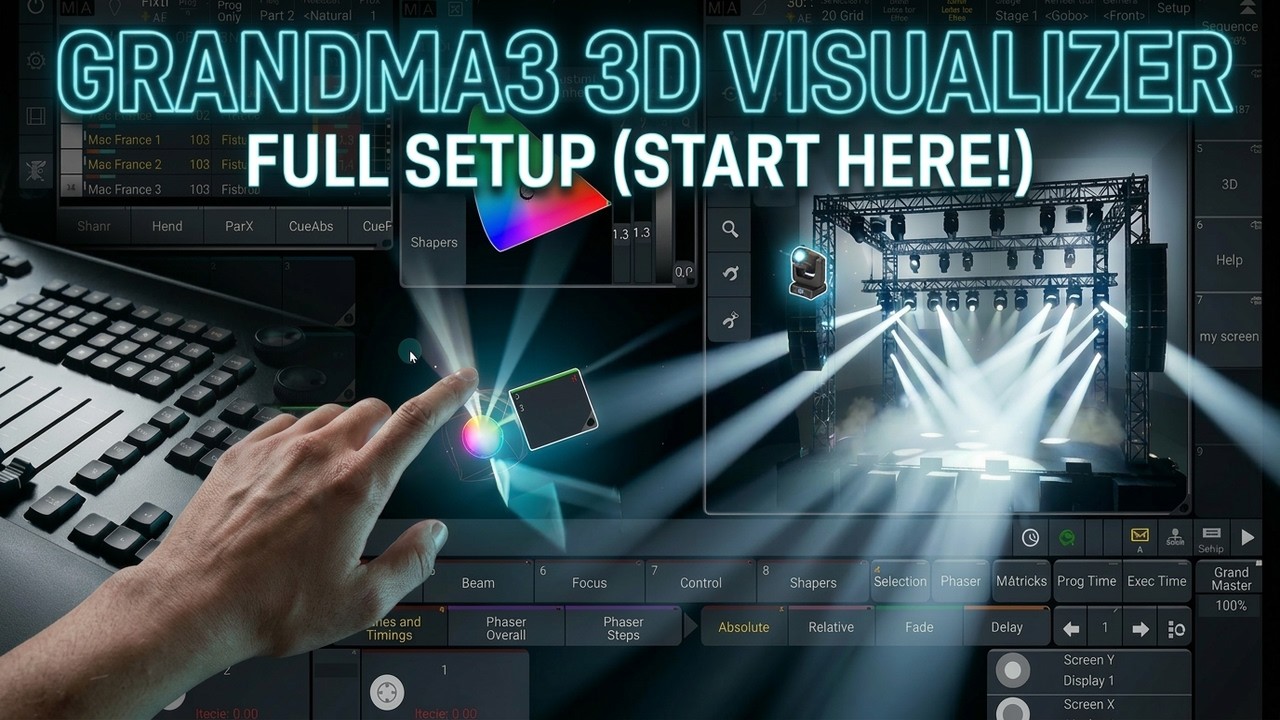 GrandMA3 3D Visualizer: Full Setup Tutorial