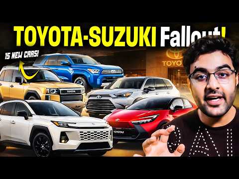 Thumbnail for Why Toyota is Moving from Rebadging Maruti Cars to Launching 15 ALL new Cars in India ! HYBRID FOCUS by Rebadging