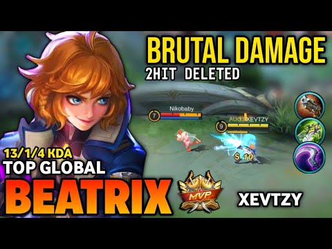 BEATRIX BEST BUILD 2022 | TOP GLOBAL BEATRIX GAMEPLAY | MOBILE LEGENDS✓
