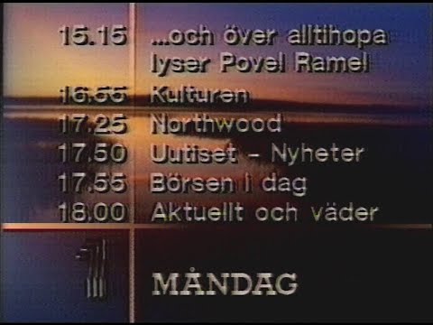 Kanal1 Tablå (SVT 1992-06-01)