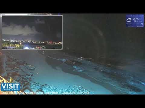 LIVE SXM Airport January 13 ✈️ -  Maho Beach Sint Maarten