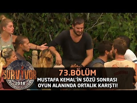 Mustafa Kemal'in sözü sonrası oyun alanında ortalık karıştı! | 73.Bölüm | Survivor 2018