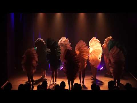 Feather Fan Dance students perform Lament - The Bombshell Burlesque Academy