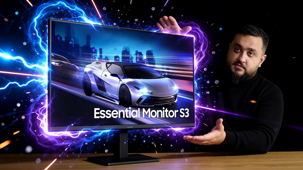 Miniatura da avaliação em vídeo de Monitor Gamer Samsung S3 24'' FHD, 120 Hz