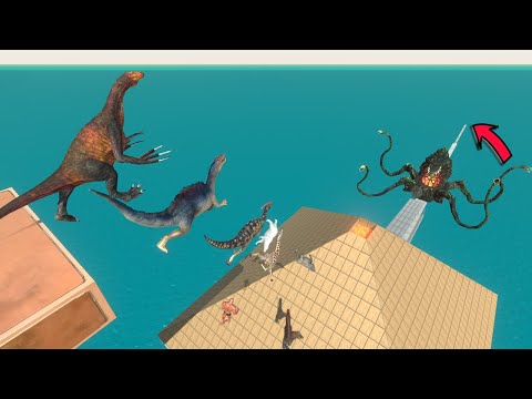 Pyramid of Death | Crossing Deadly Bridges - Animal Revolt Battle Simulator