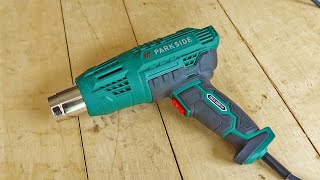 Hot Air Gun PARKSIDE PHLG 2000 E4  (9,90€) |  Unboxing and Test