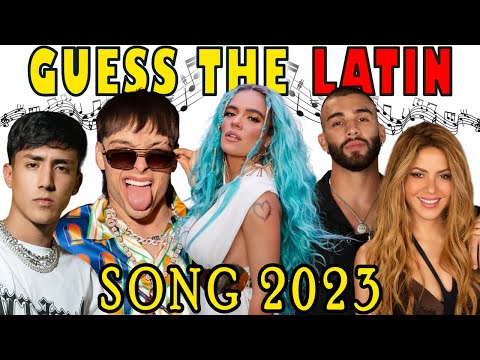 Guess The Best Best Latin Songs 2023 | Spanish Mix 2023 | 2023 Latin Music Quiz