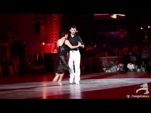  Dana Frigoli  and  Adrian Ferreyra  are  dancing  to  Astor Piazzolla  at  Lisbon International Tango Festival  in  2016