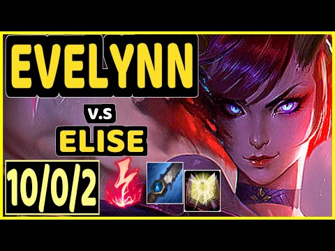 KEIO (EVELYNN) vs ELISE - 10/0/2 KDA JUNGLE GAMEPLAY - BR Ranked GRANDMASTER