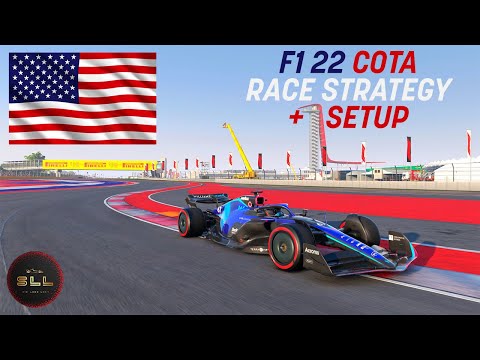 F1 22 | COTA / USA | HOTLAP | RACE STRATEGY + SETUP!