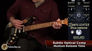 Video thumbnail for Greer Amps Lamplighter Optical Compressor by ProGuitarShopDemos