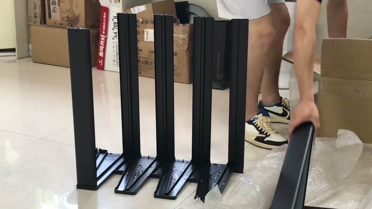 Vbank filter frame assembly