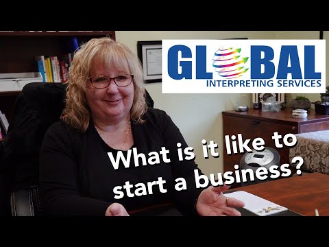 What is it like starting an interpreting business?