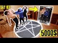 LAST PERSON TO LEAVE THE PENTAGRAM WINS 5000$ CASH!! *SCARY*
