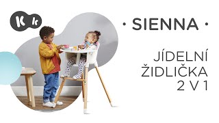 KINDERKRAFT Stolička jedálenská Sienna pink