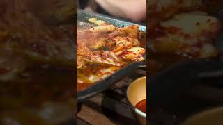 本場韓国の豚キムチを食べてきた！　#shamiseven #韓国料理