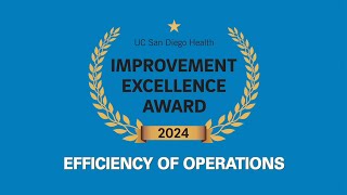 Efficiency of Operation | Improvement Excellence Awards 2024